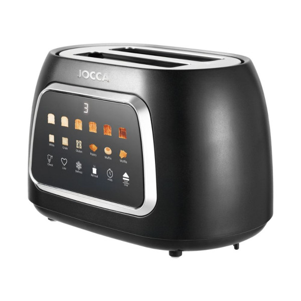 JOCCA 2 SLICE TOASTER WITH TOUCH DISPLAY BLACK