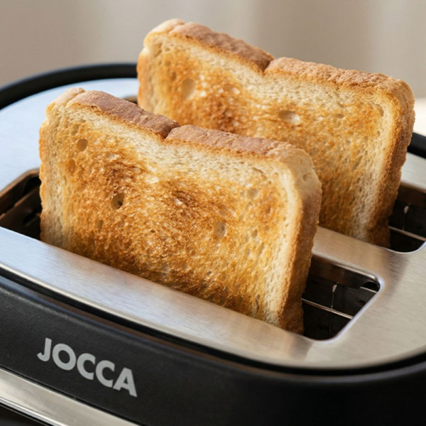 JOCCA 2 SLICE TOASTER WITH TOUCH DISPLAY BLACK