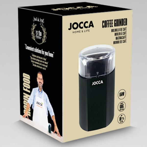 JOCCA ELECTRIC COFFEE GRINDER 60GR BLACK
