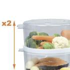 JOCCA FOOD STEAMER WHITE