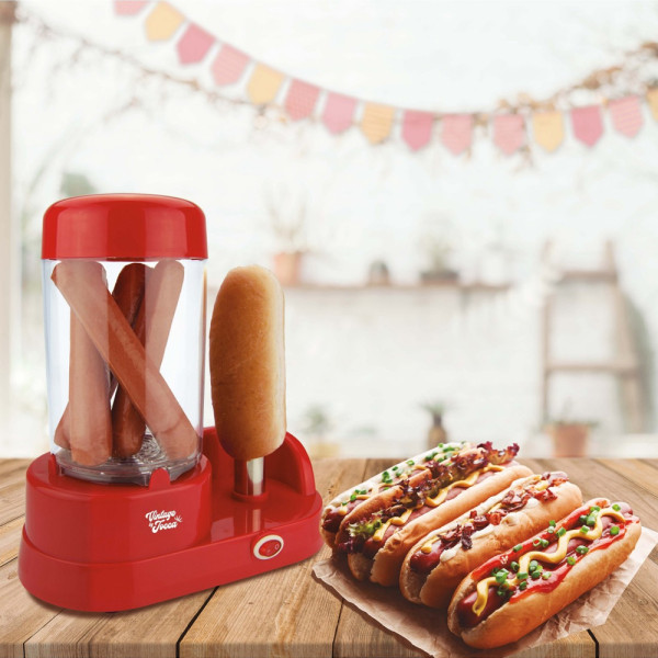 JOCCA HOT DOG STEAMER RED