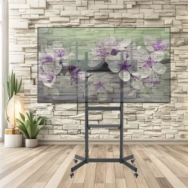 SBOX FLOOR MOBILE MOUNT 55'-100' MAX VESA 800X600 BLACK