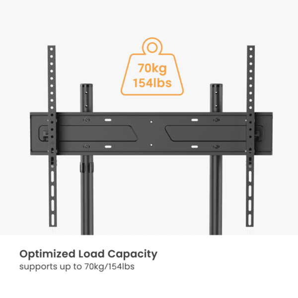 SBOX FLOOR MOBILE MOUNT 55'-100' MAX VESA 800X600 BLACK