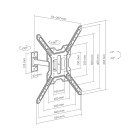 SBOX WALL MOUNT 23'-65' / 30KG / 400x400