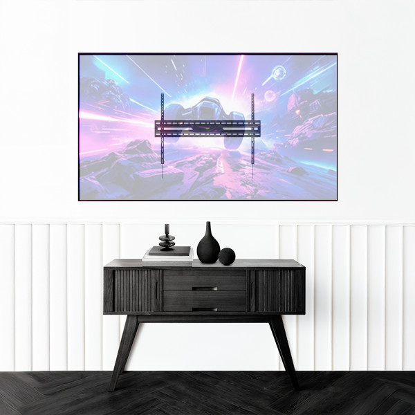 SBOX WALL MOUNT BUDGET 50'-100' / 75kG / MAX VESA 900x600 BLACK
