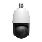 SRIHOME DUAL LENS LIGHT BULB CLOUD WIFI SECURITY CAMERA 2MP WHITE