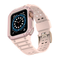Πλαστικό Λουράκι Με Θήκη Για Smartwatch Ροζ