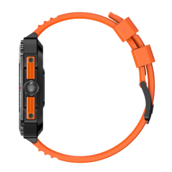 LAMTECH SPORT WATCH BT5.1 WITH HEALTH SENSOR & SPORT TRACKING SQUARE TFT 2.02' DISPLAY B.ORANGE