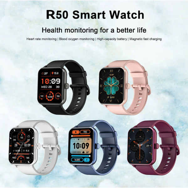 BLACKVIEW MULTI-FUNCTIONAL SMARTWATCH BLACK R50