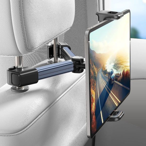 Earldom® Car universal holder for headrest 360 rotation Phone/Tablet- Black
