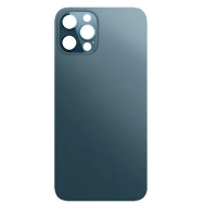 Back Cover Glass With LOGO / Πίσω Καπάκι Για Apple Iphone 12 Pro Blue