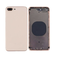 Καπάκι Μπαταρίας Mε Πλαίσιο With LOGO Apple IPhone 8 Plus Gold